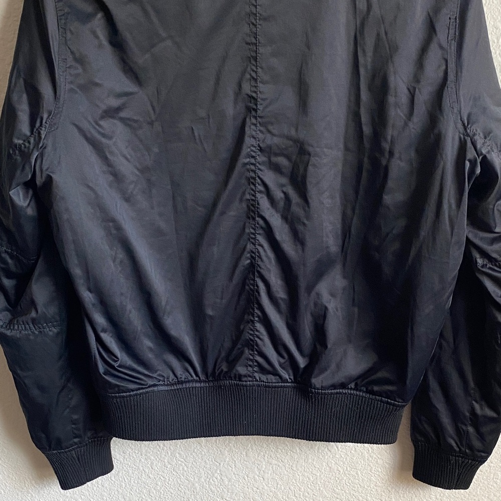 American Eagle Outfitters Black Floral Bomber Jacket - Picture 8 of 13